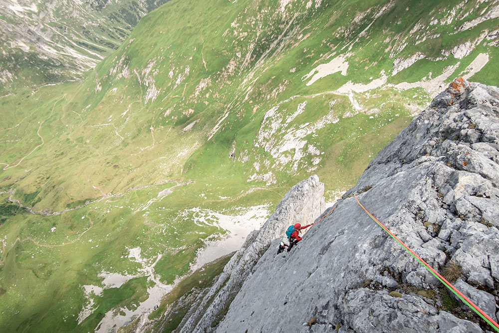 Roggalspitze Nordkante (2.673 m)