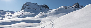 Skitouren auf die Walser Gipfel